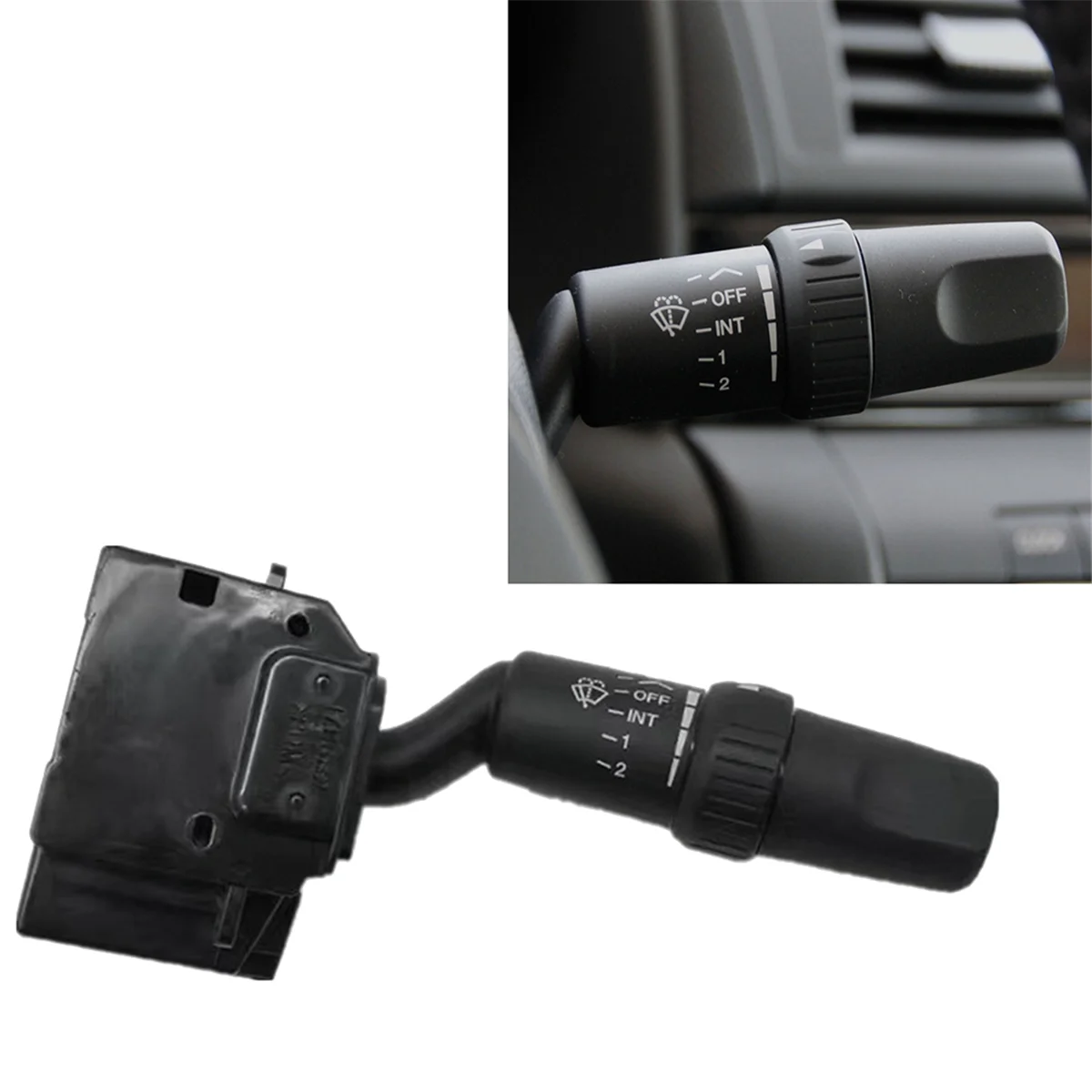 Car Windshield Wiper Switch Handle BP4K-66-128 BR9E-66-128 for Mazda 3 BK 2004-2010 Steering Column Wiper-Comb Lever