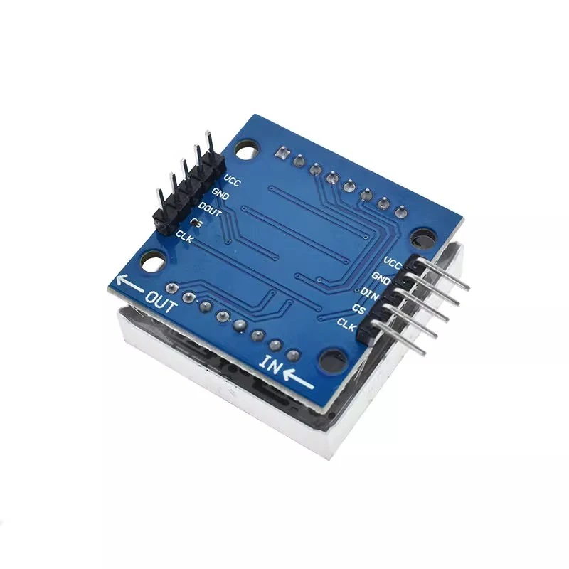 MAX7219 Dot-Matrix-Modul Mikrocontroller-Modul Anzeigemodul Fertigware, kann zusammen für Arduino-Programmierung DIY KIT verwendet werden