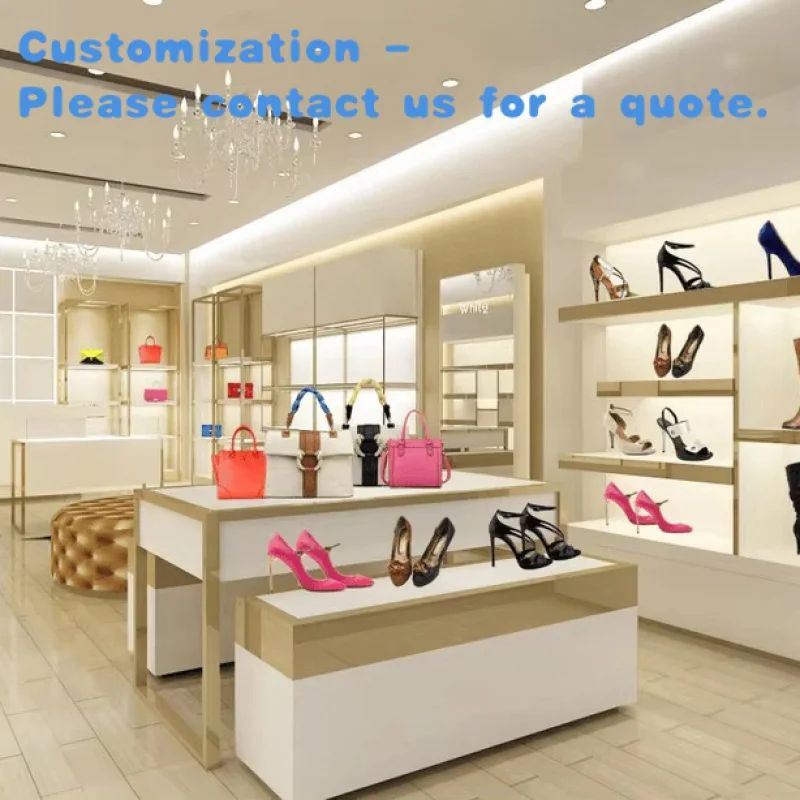 

custom.Metal Wall-Mounted Shoe Bag Display Rack Boutique & Retail Display System Factory Custom Shop Furniture | One-Stop Store