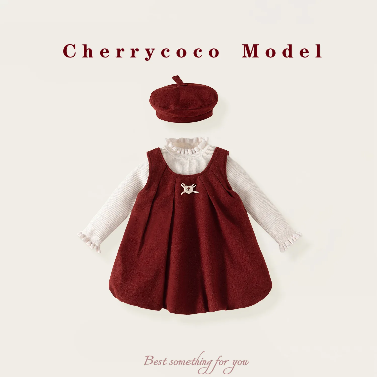 Girls' Dress for Autumn and Winter 2025 New Style, Stylish Children's Princess Dress with Plush Skirt for Winter