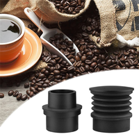 A66T-Coffee Hopper Aluminum Alloy Single Dose Hopper With Silicone Bellow Replacement For Eureka Atom Coffee Grinder