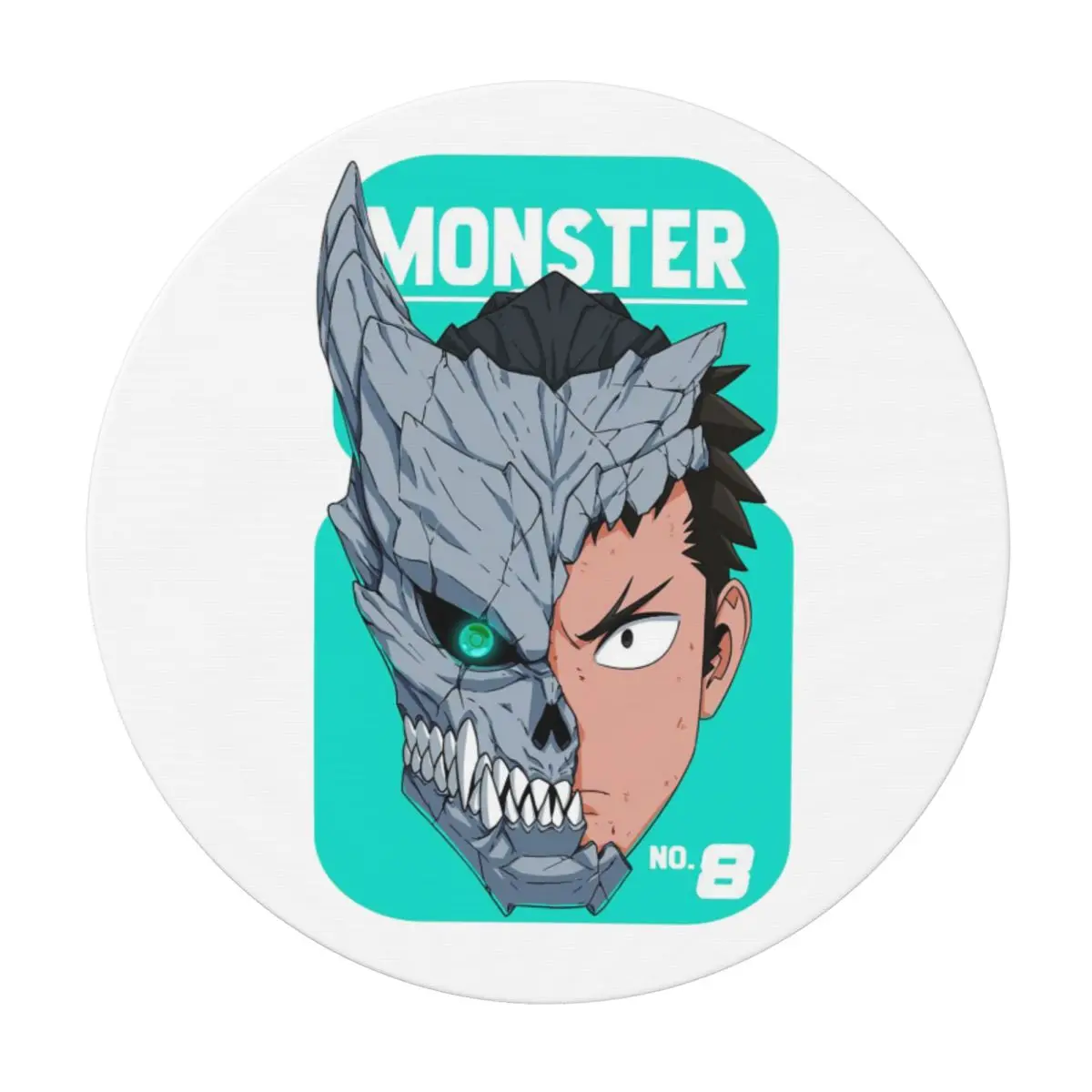 Kaiju No. 8 Monster Sweeper Inc Waterproof Round Tablecloth Oilproof Table Cloth for Kitchen Events Dining Table Cover