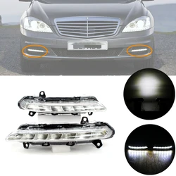 LED Fog DRL Daytime Running Light Car Lights For Mercedes Benz W221 S350 S400 S450 S500 S600 2009 2010 2011 2012 2013 2014