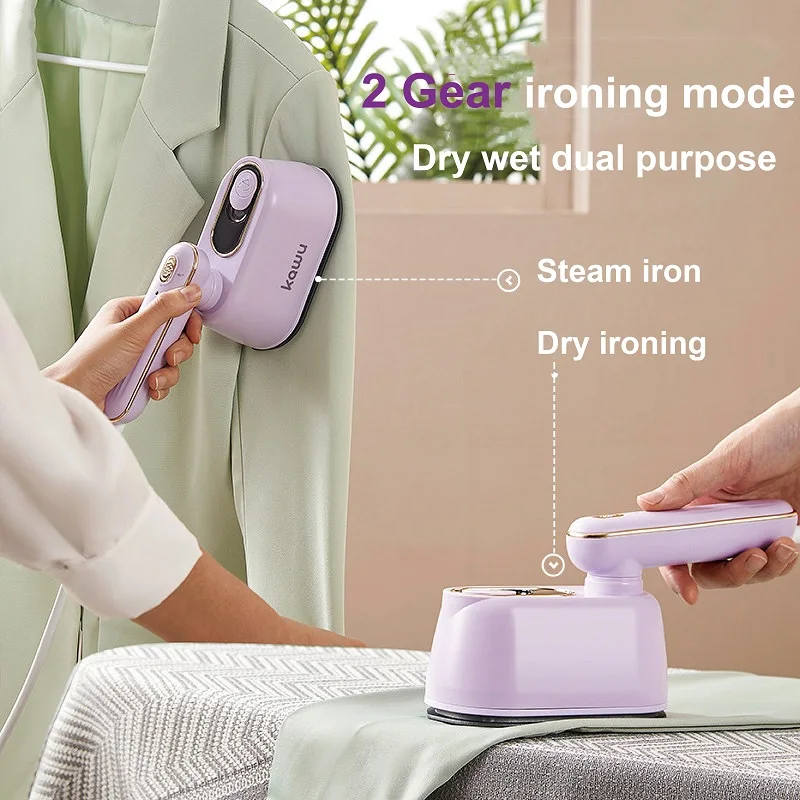 1000W Handheld Electric Iron Home Fast Ironing Clothes Dormitory Big Steam Garment Steamer Portable Travel Wet Dry Iron 220V