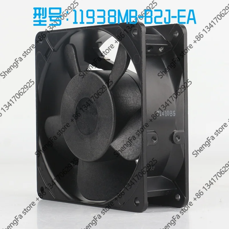 Original Mebea NMB 200V 230V 240V AC 220V 6/5.5W 12CM 12038 120X120X38MM cabinet Aluminum frame 11938MB-B2J-EA cooling fan