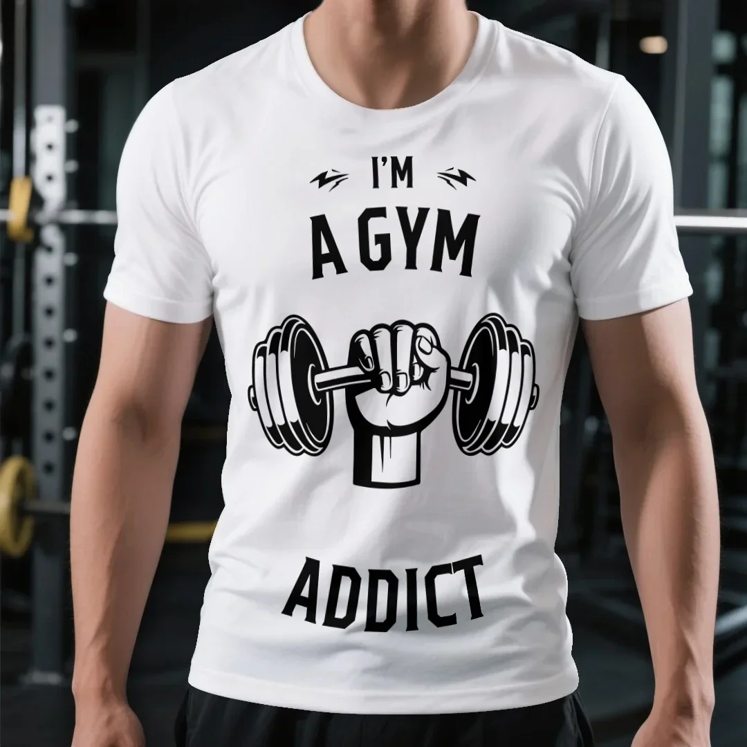 Chill Funny Words 3D Print T-shirt Men's Clothes Harajuku Street Solid Short Sleeve T Shirts Summer Fun Breathable Humor Tee