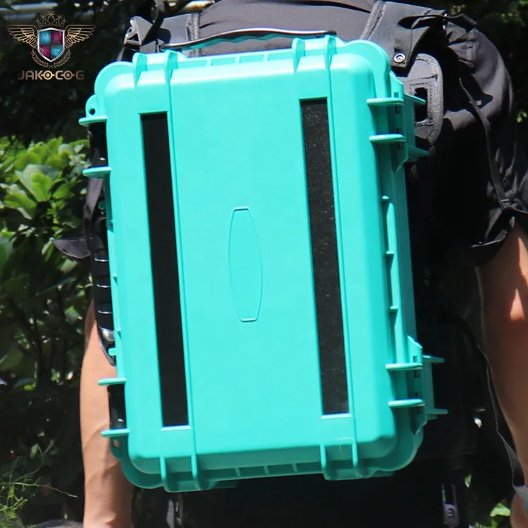 Custom 430 Motorcycle Waterproof Hard Shell Backpack Case 19 Inch Plastic Laptop Travel Secure Case