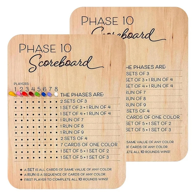 

Phase 10 Score Board Phase Ten Scorecard And Round Tracker Phase 10 Cards Game Score Sheets Classic Board Card Games