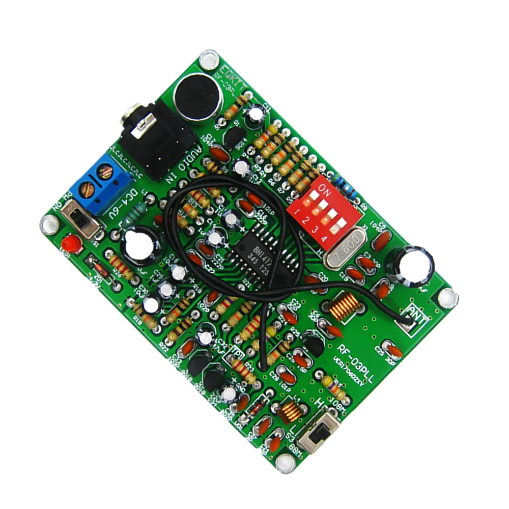 87-108Mhz Fm Frequency Modulation Wireless Microphone Module Diy Fm Transmitter Board Parts Module Dc 4-6V Diy Electronics