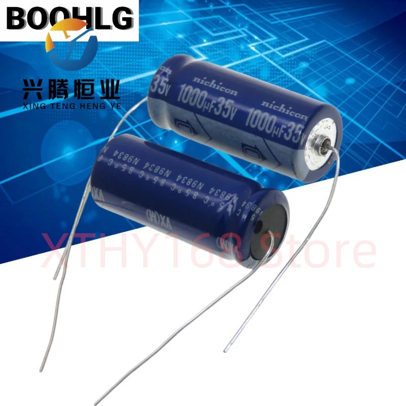 

5PCS axial electrolytic capacitor through-hole horizontal electrolytic capacitor 35V 1000UF 1000UF 35V 13X30MM