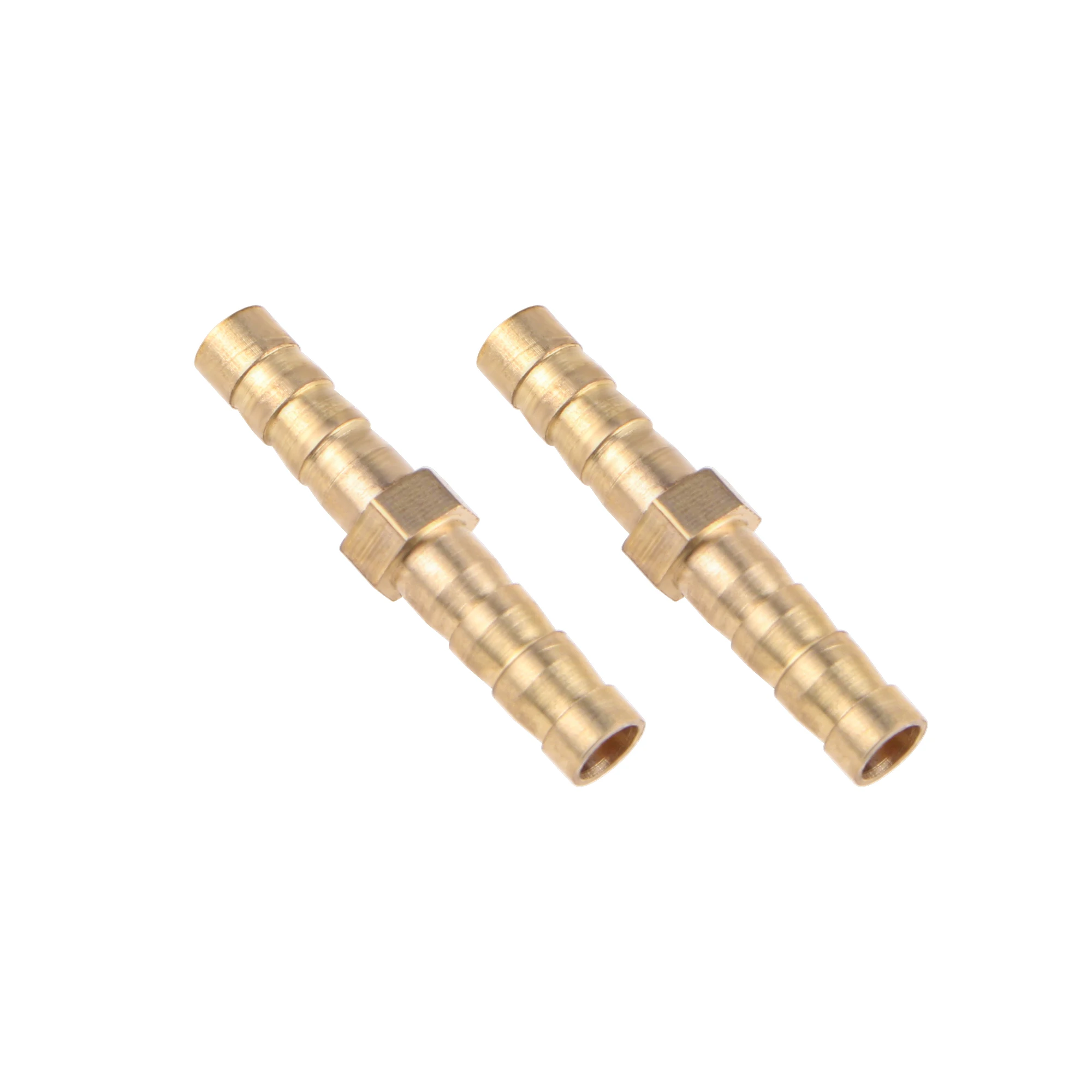 1PC Brass Barb Pipe Fitting 2 Way Straight Connector For 6mm 8mm 10mm 12mm 16mm 19mm Hose Copper Pagoda Water Tube Fittings