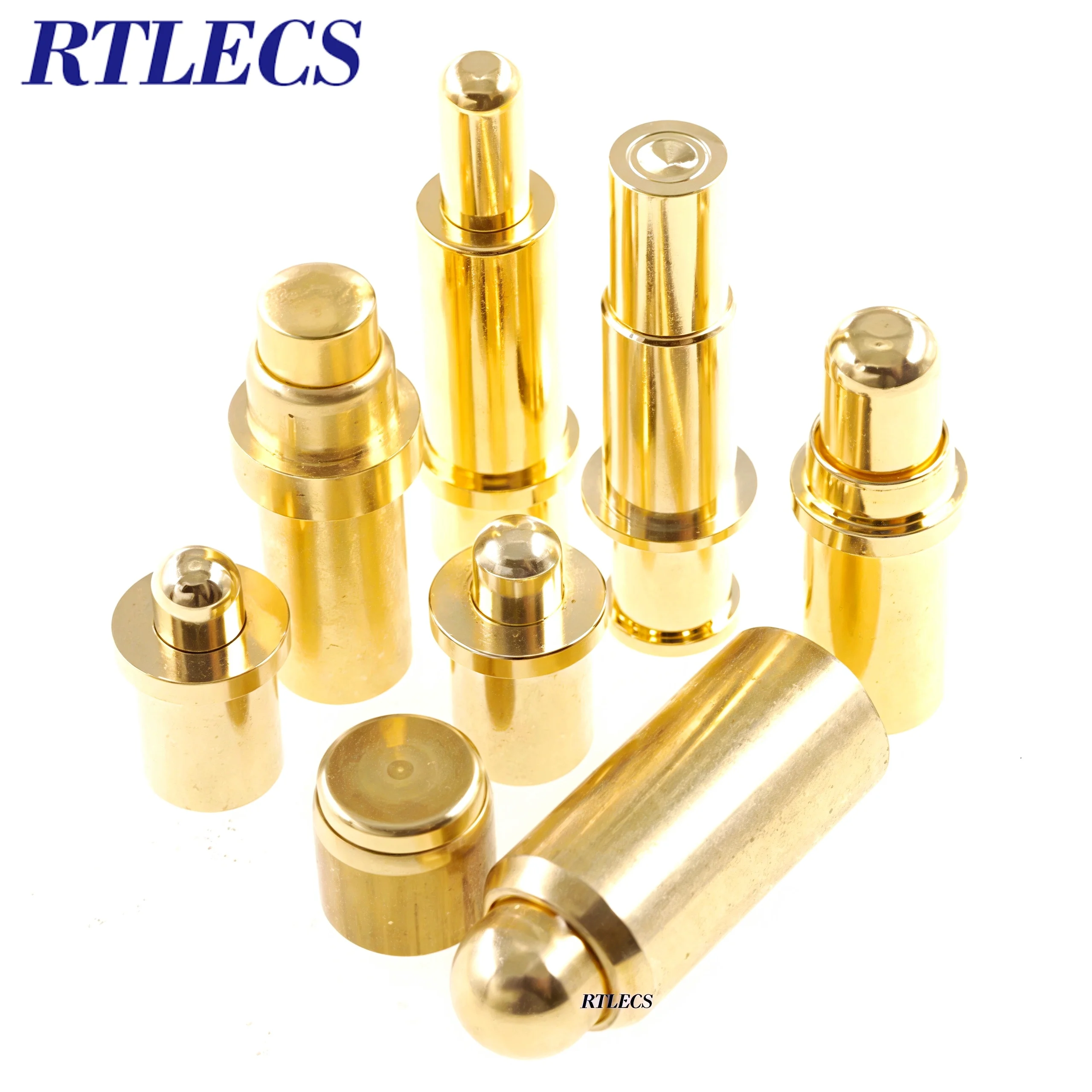 1/3 Pcs Outer Diameter 6.0  6.5 To 6.9 MM Flange Spring Loaded Pogo Pin Connector Discrete Pogopin Power Charging Probe