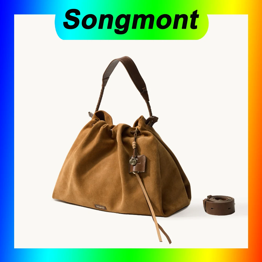 

Songmont Benetto Bag Suede Trash Bag Large Capacity Wanderlust