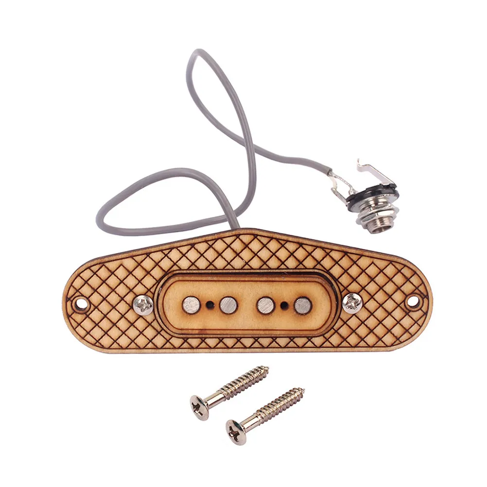 Maple Wood 4-String Humbucker Pickups Precise Design for Cigar Box Guitar Classic Balance Tones Guitar Parts Humbucker - view 4