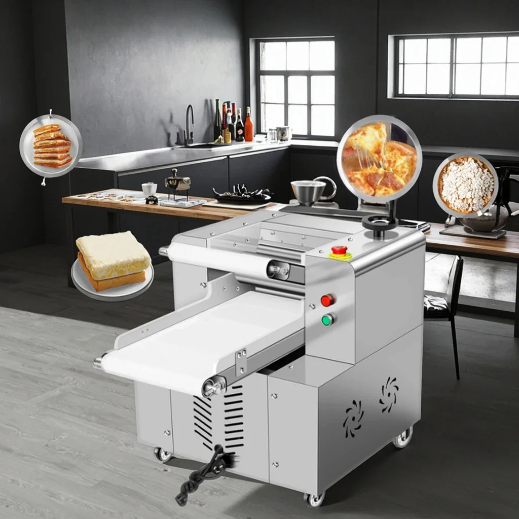 Pastry Pressing Machine Automatic Dough Rolling Flattening Machine Dough Plate Press Manual Tortilla Press Machine
