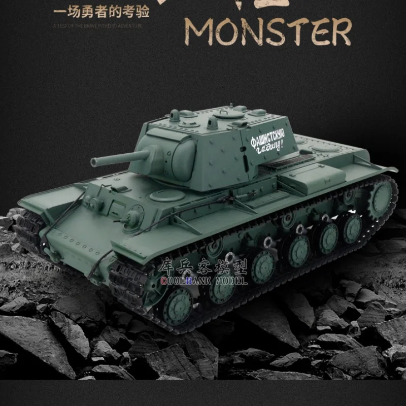 Henglong Kv-1s Remote Control Tank Model Heavy Track Simulation Battle Toy for Outdoor Play Ideal Children's Birthday Gift