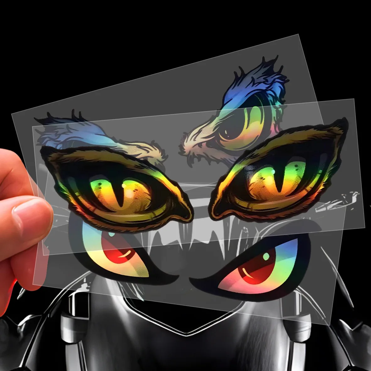 

Светоотражающая лазерная наклейка «Орел глаз» для мотоцикла, водостойкая для мотоцикла, топливный бак, передний обтекатель, корпус электрического скутера, виниловая наклейка