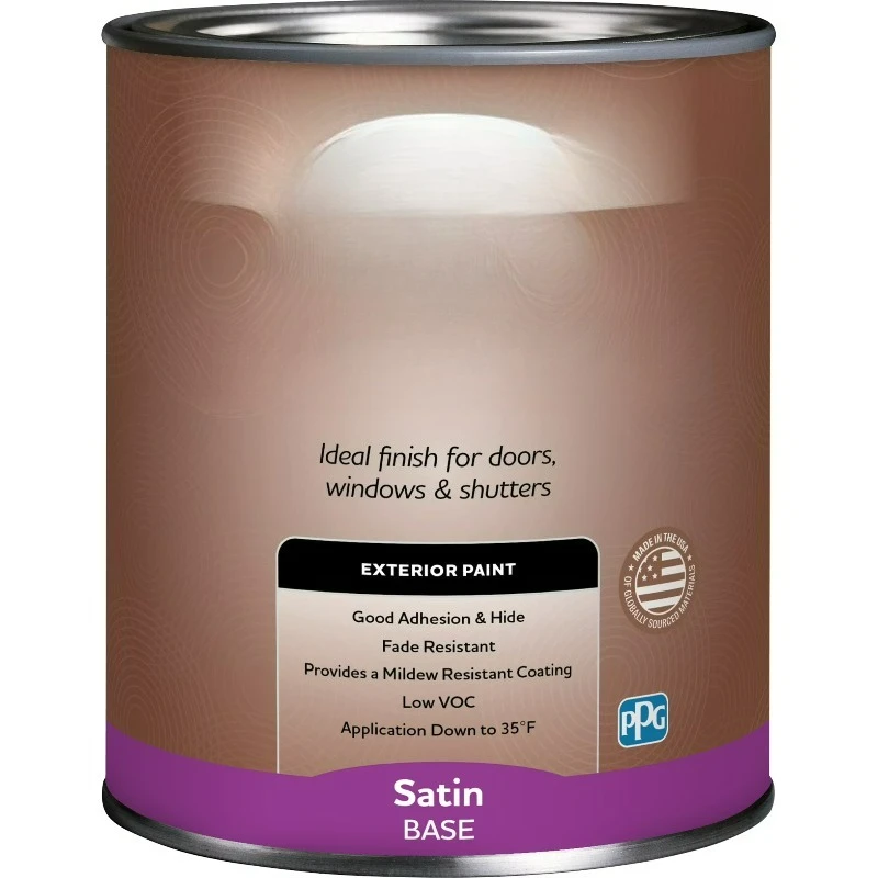 

Tintable Base Satin Exterior Paint, 1 Quart