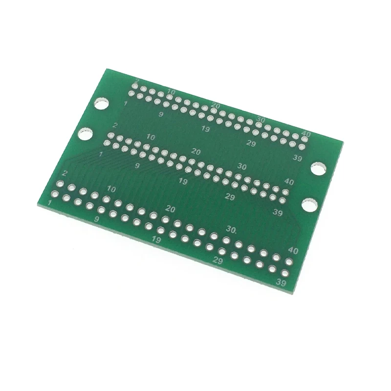 2Pcs 2x20P Conversion Plate 2.0-2.0-2.54MM Interrotating 40P Dual-row In-line Test Board PCB