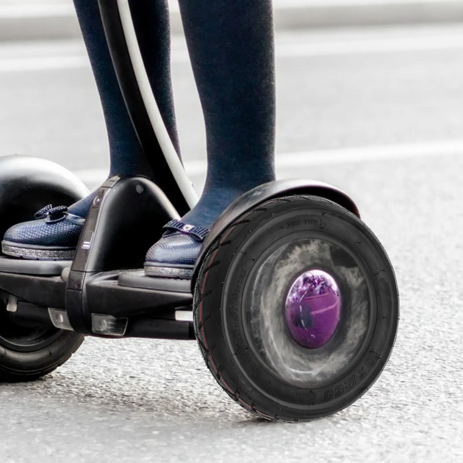 

Комплект из 2 цельных шин для электросамокатов: долговечные, не требующие обслуживания, ненадувные, с улучшенным сцеплением