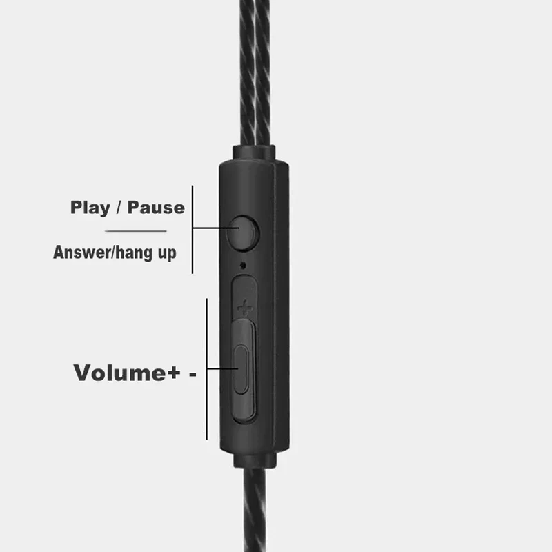 3.5 مللي متر السلكية سماعة داخل الأذن سماعة HIFI الثقيلة باس سماعات أذن رصد سماعة رياضية ستيريو الموسيقى الألعاب سماعة مع ميكروفون