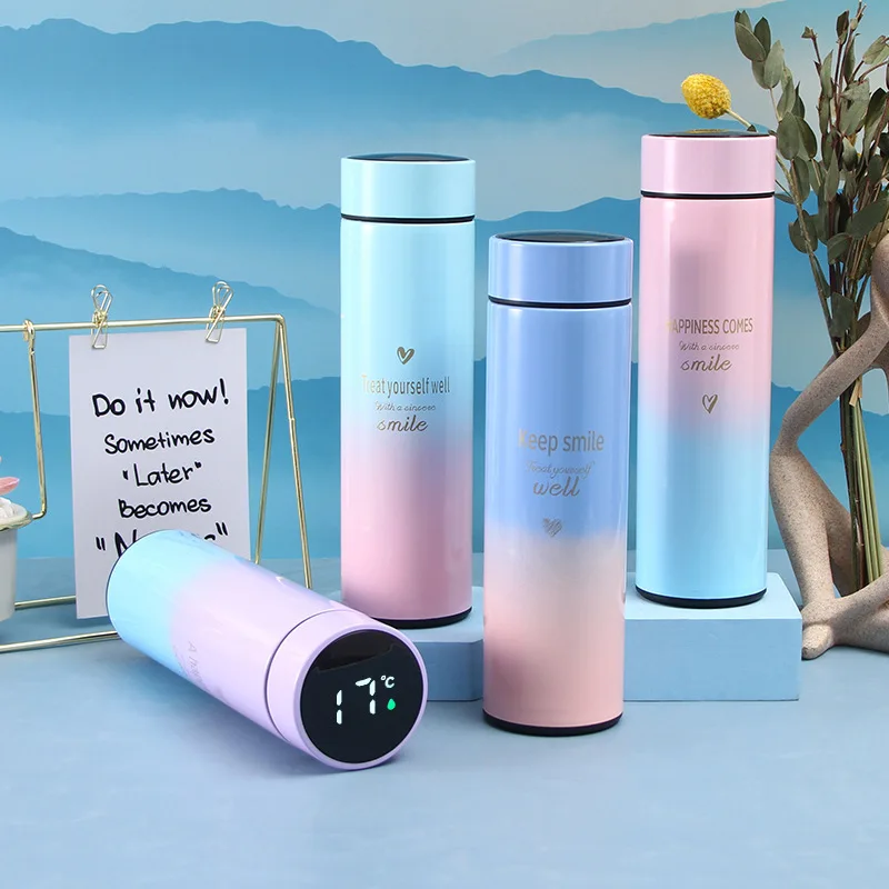 

Stainless Steel Thermos Bottle Smart LED Temperature Display Leak-proof Vacuum Flask Thermal Mug Insulated Tumbler Coffee Cup