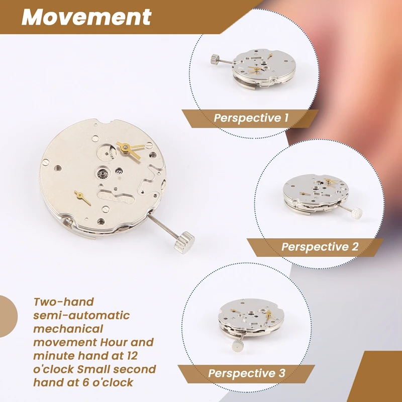 Mechanical Automatic Watch Movement Replacement Whole Movement Fit For T17 Spare Parts Accessories