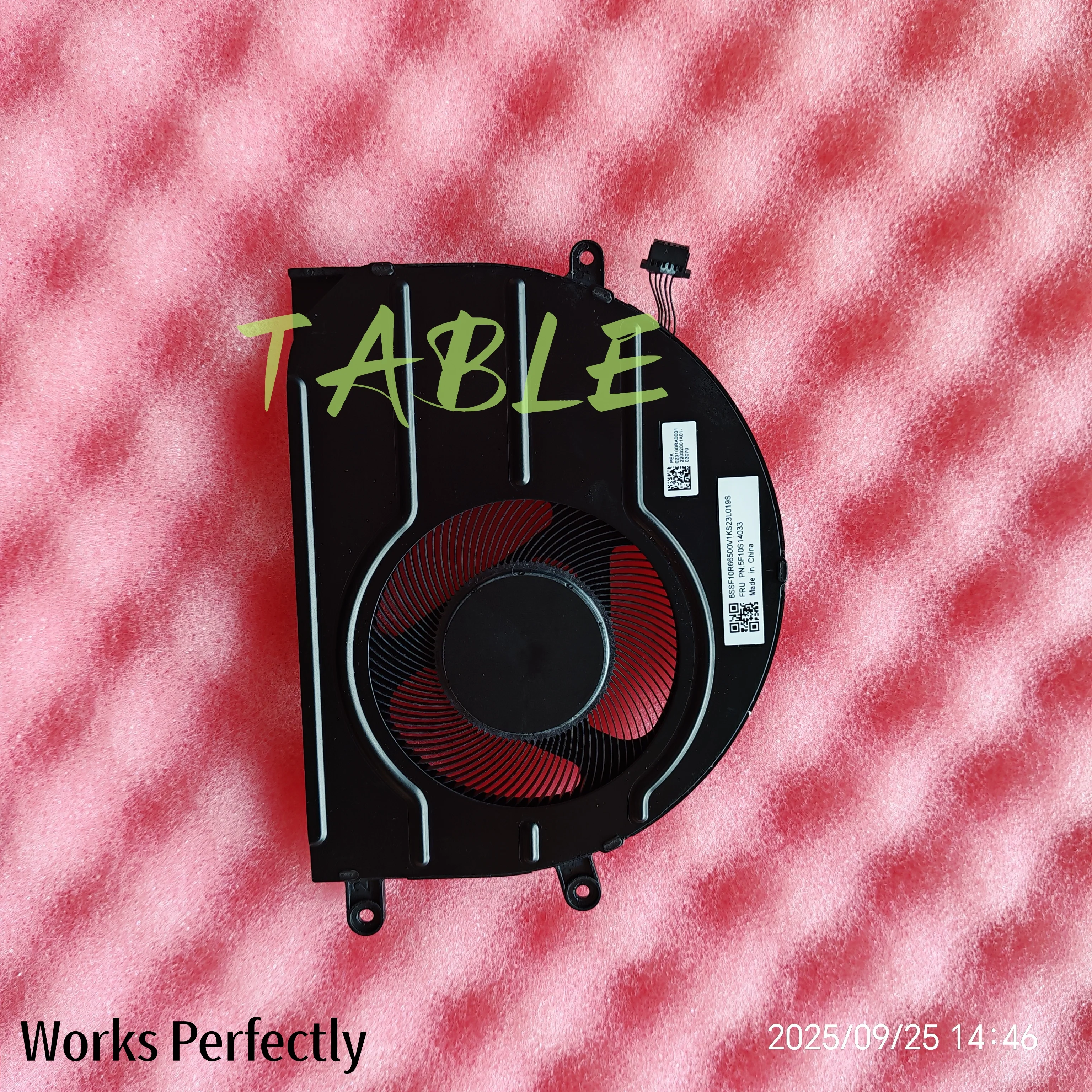 For Lenovo IdeaPad Flex7 14IAU7 Flex 5 14IAU7/14ALC7/14ABR8 Cooler DC5V 0.5A 5F10S14033 Laptop CPU Cooling Fan