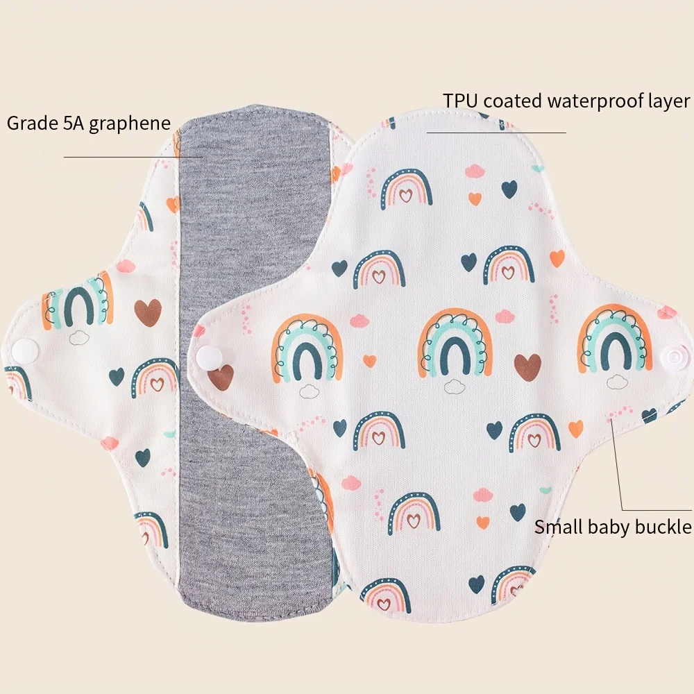 1 قطعة قابلة لإعادة الاستخدام قابل للغسل سراويل بطانات اللباس الداخلي المؤنث النظافة وسادة فترة المسنين الأمومة منع تسرب البول منصات يومية