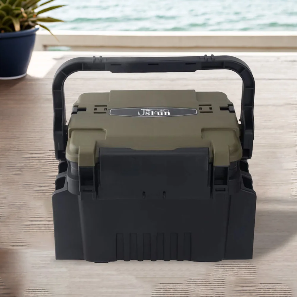 Große Angelgerät Box Angeln Werkzeuge Box Köder Box Multi-Funktion Kunststoff Köder Fall Ständer Stange Halter Karpfen Angeln Zubehör