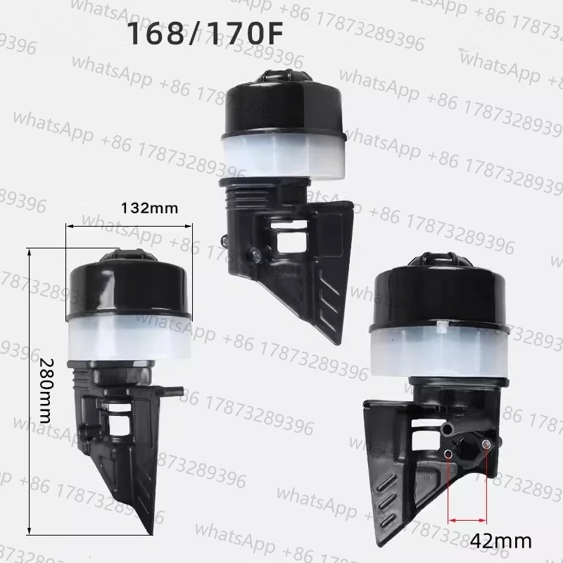 

Special style GX160 Air filter assembly oil bath type for Honda GX200 168F 170F engine motor water pump air cleaner complete