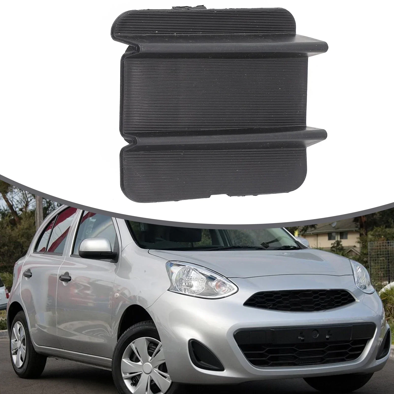 Auto Front Bumper Hook Cover Cap For Nissan For March For Micra K-13 622A01HM0H 622A0-1HM0H Exterior Parts