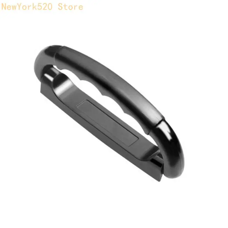 Plastic Luggage Suitcase Carrying Handle Replacement Lithium Battery Box Pulls Black Travel Box Grip Attach with Screws N84C