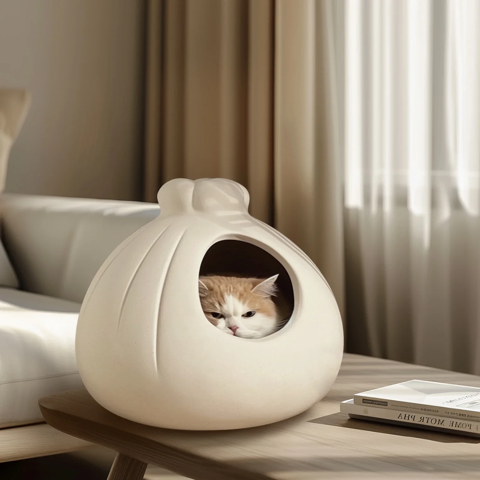 High quality Mantou shaped cat nest Modern pet furniture interior decoration Cat house