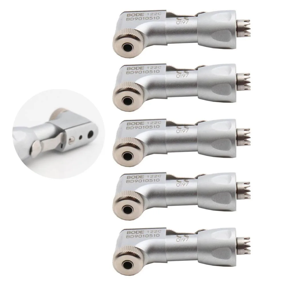 Dental Low Speed Handpiece Air Turbine Contra Angle Head Wrench Type Cartridge Drive 122C fast shipping