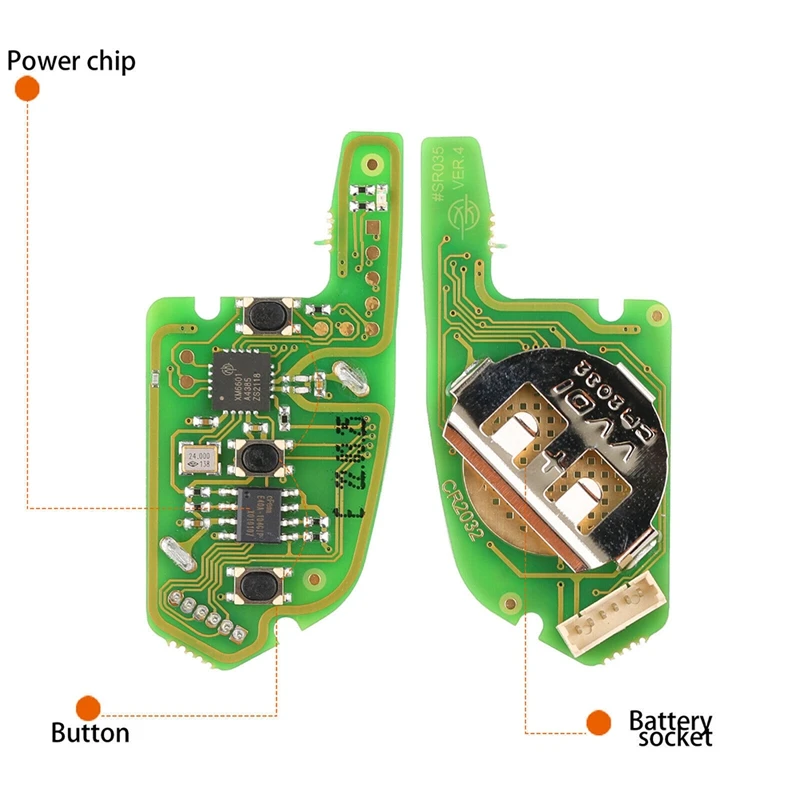 Universal Wire Remote Key Fob Black Remote Key 3 Buttons Knife Style For VVDI Key Tool For Xhorse XKKF02EN