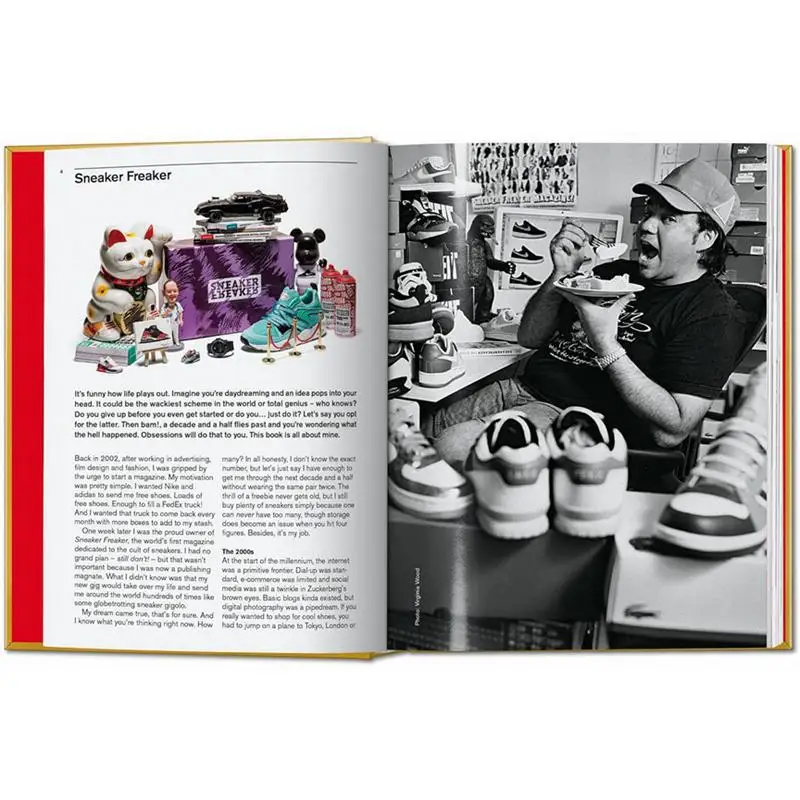 45thSneaker Freaker The Ultimate Sneaker Book Simon Woody Wood Taschen 9783836597982 Book