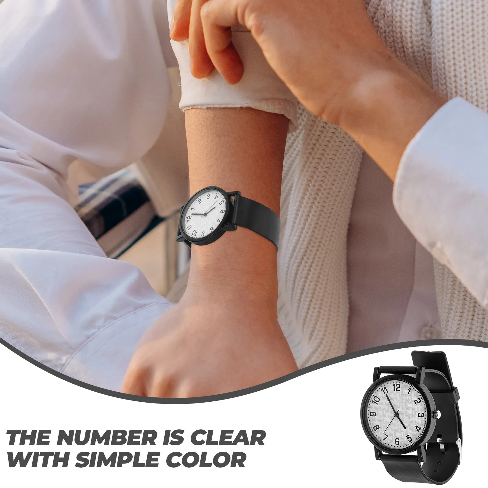 

Детские кварцевые часы с легким регулируемым ремешком, удобные, идеально подходят для школы, повседневной носки, студенческие часы, подарок