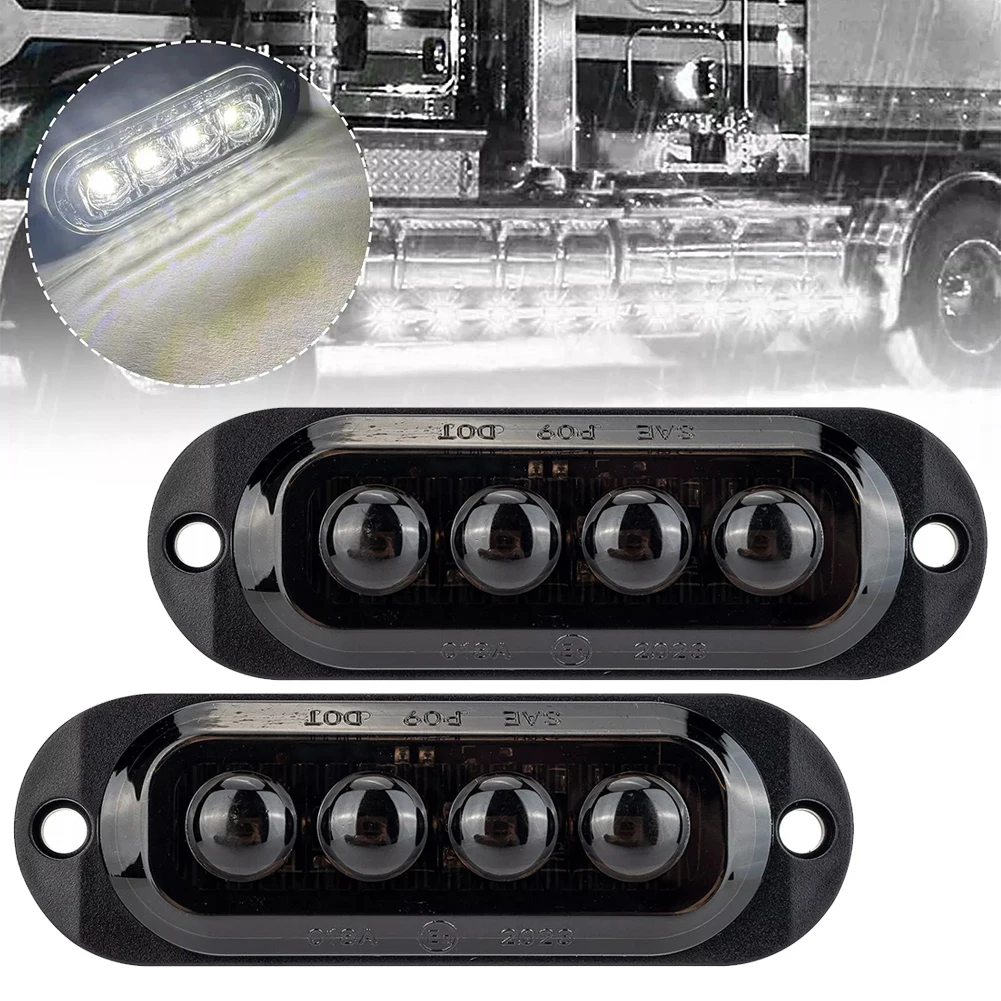 Normal Light Mode Boat Lighting LED Side Marker Lights Boat Trailer Lights Fully Waterproof High Thermal Conductivity