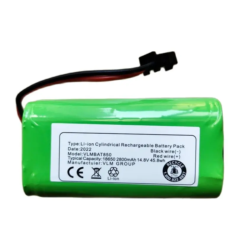 

Battery For IKOHS S15 Robot Vacuum Cleaner New Li-ion 181650 Rechargeable Pack 14.4V 14.8V 2800mAh 3500mAh