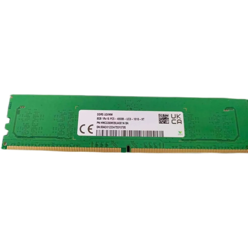 1 Pcs For RAM 8G HMCG66MEBUA081N 8GB DDR5 4800 1RX16 PC5-4800 Desktop Memory