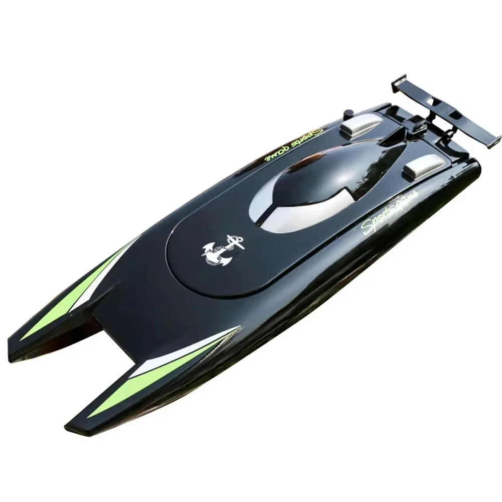 Rc 687 รีโมทคอนโทรลเรือมอเตอร์คู่กันน้ําความเร็วสูงการแข่งขันไฟฟ้า Speedboat รุ่นของเล่นเด็ก Surprise เด็กของขวัญ