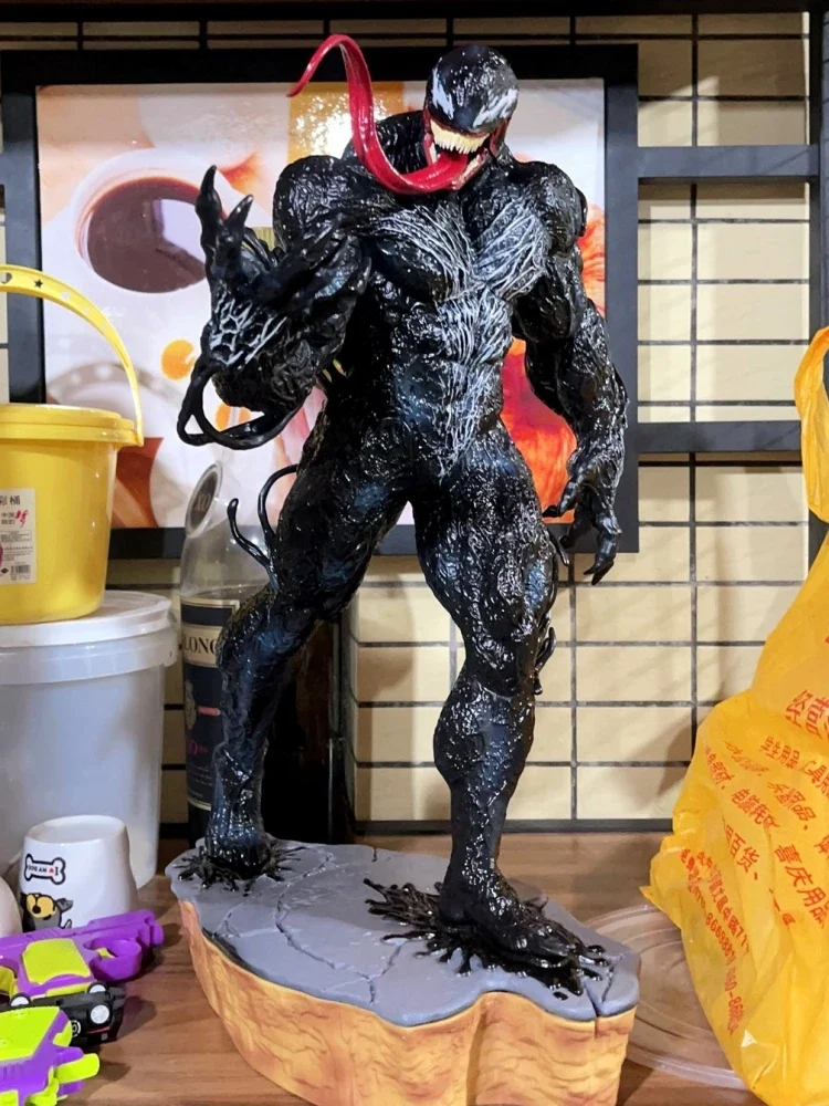 

Large Size Marvel Venom Anime Figure 1/3 Customized Action Figure Model Dolls 50cm Decorative Collectible Boy Children Toy Gift