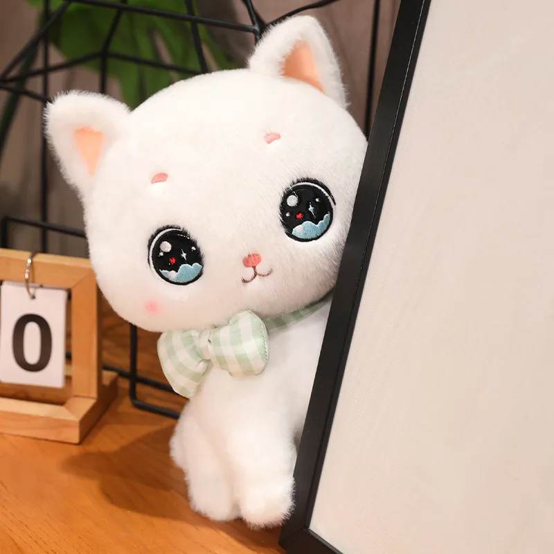 卸売新しいかわいい猫人形子猫ぬいぐるみニャー枕女性の誕生日プレゼント爪クレーン