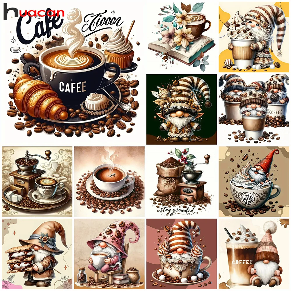 

Набор для алмазной живописи Huacan, полноразмерная Круглая Мозаика в виде подсолнуха Тай Чи, вышивка Инь Ян, ландшафт, домашний декор