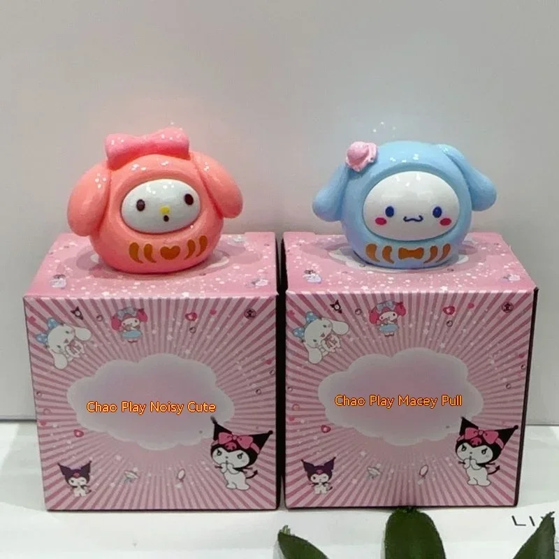 Sanrio กล่องปริศนาสำหรับเด็ก, ตุ๊กตาของเล่นตุ๊กตาตัวการ์ตูนสำหรับตกแต่งบ้านสำหรับแฟนๆของขวัญเซอร์ไพรส์ปีใหม่