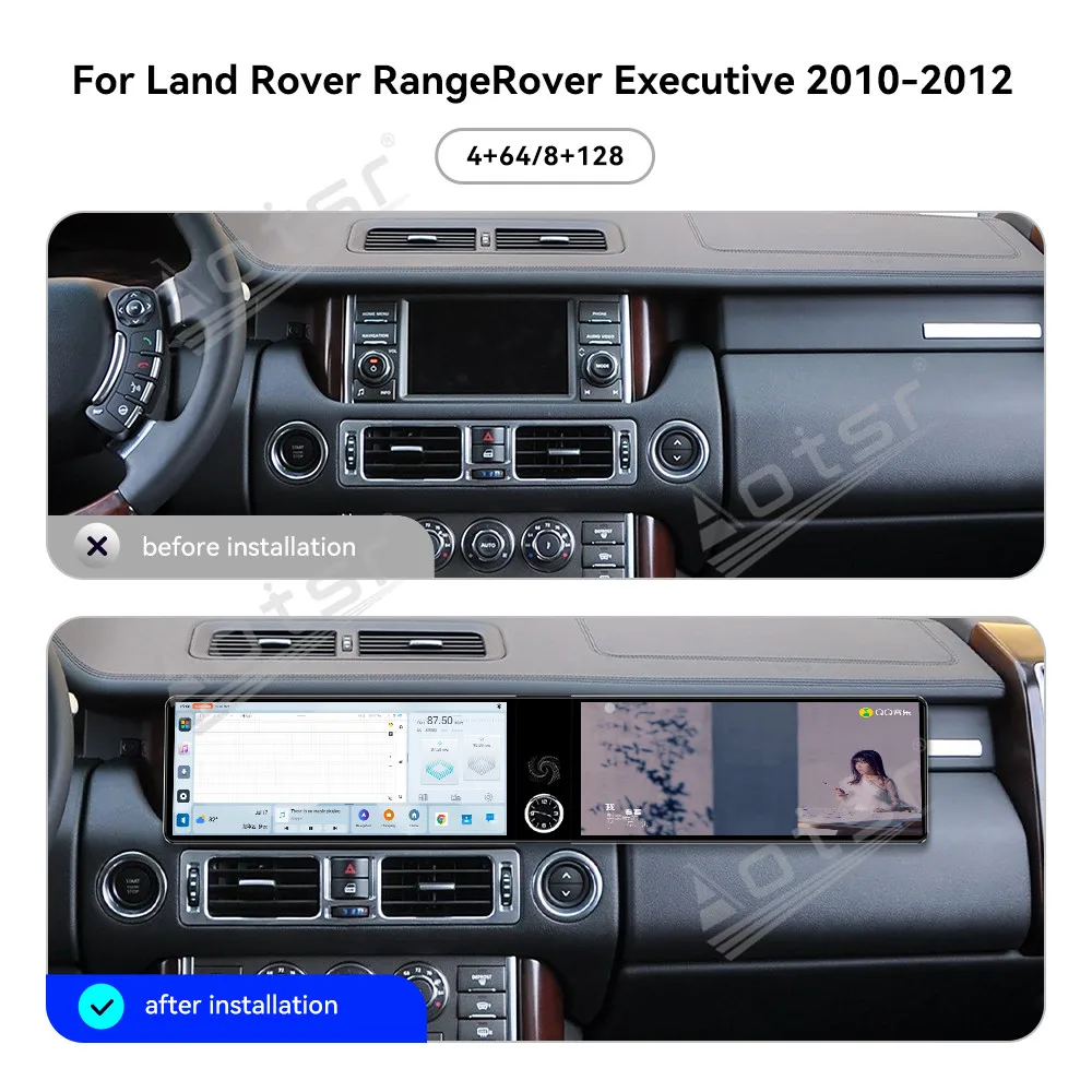 

Автомобильный радиоприемник для Land Rover Range Rover Executive 2010-2012, автомобильный мультимедийный видеоплеер, GPS-навигация, Carplay Unit DSP Android 13