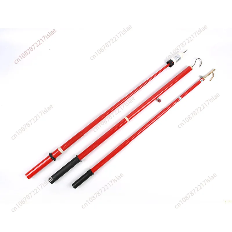 Manufacturer 10kv Telescopic Discharge Rod 35KV Resistance-discharge Direct Discharge Dual-purpose High Voltage Safety