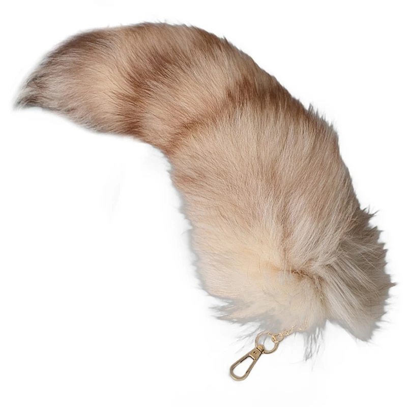 Foxes Tail Keychain Pendant Tail Keychain Charm Car Key Chains Bag Decoration