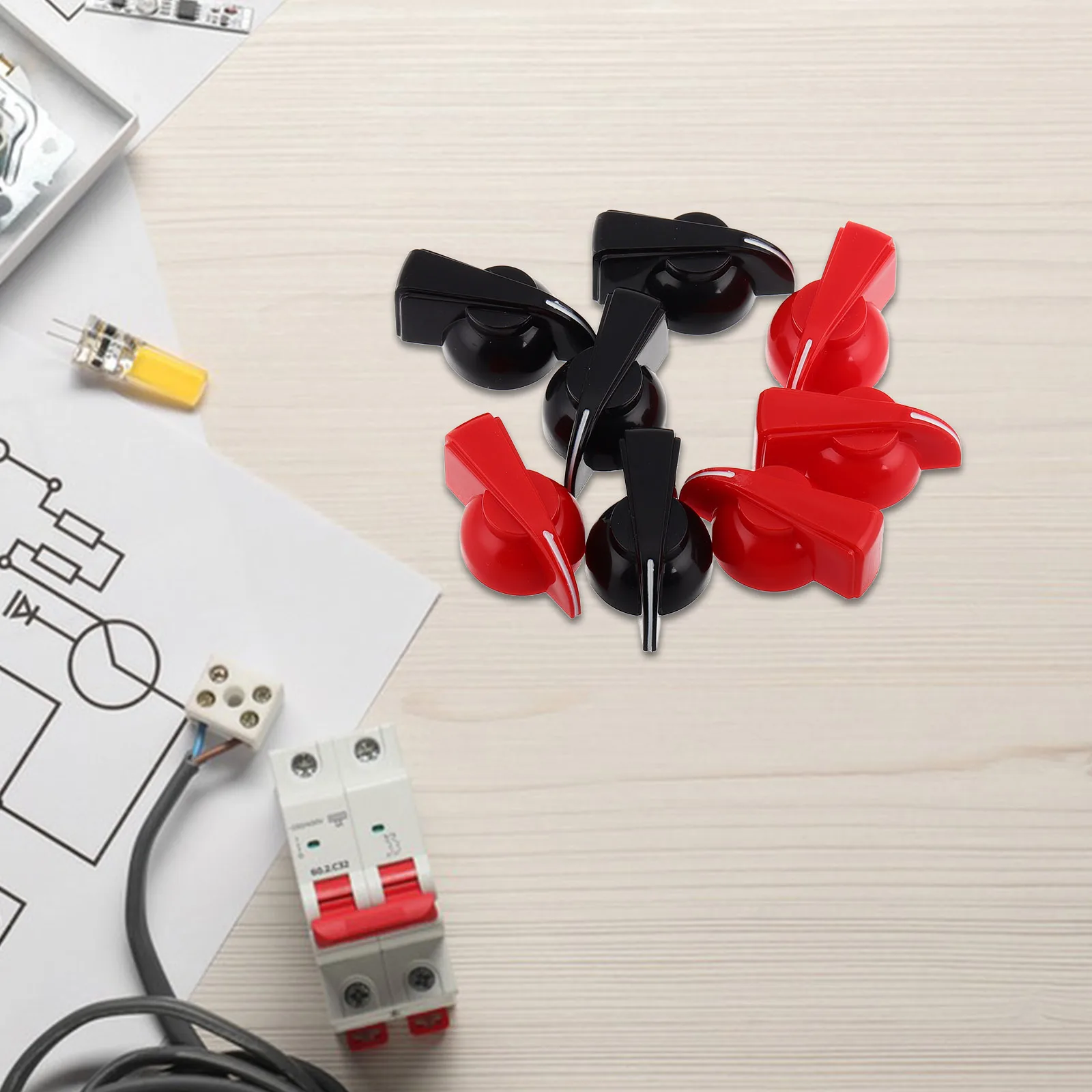 

8 шт., потенциометр, алюминиевый потенциометр, ручки управления, детали гитары, регулируемый тон громкости, совместимый динамик